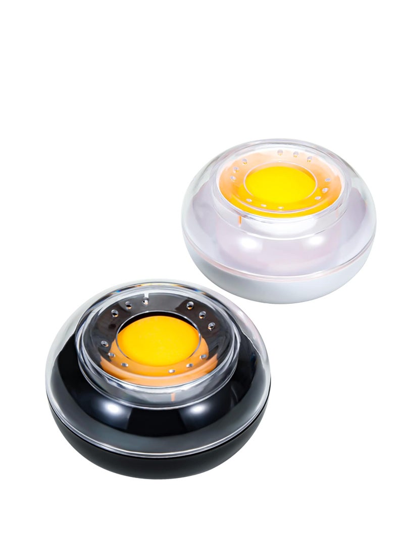 Deli - Plastic Round Case Finger Pads Finger Sponge Wetted Tool Finger Pads Moisteners Envelope Moistener for Casher Counting Cash Money - Image 1