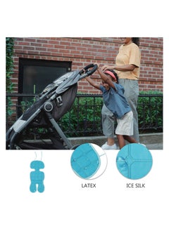 Y&D Baby Seat Cool Liner Ice Silk Mesh Mat for Infant Stroller, Breathable Anti- Slip Cushion Summer Cooling Stroller and Car Child  - Image 4