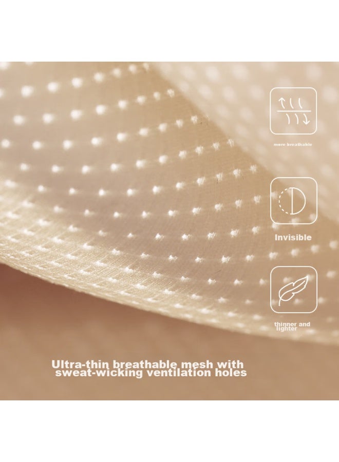Ubras Breathable Seamless Ultra-high Waist Tummy Control Lifting Three-quarter Length Slimming Underwear For Women, Porcelain Skin Color, Xxl - Image 2