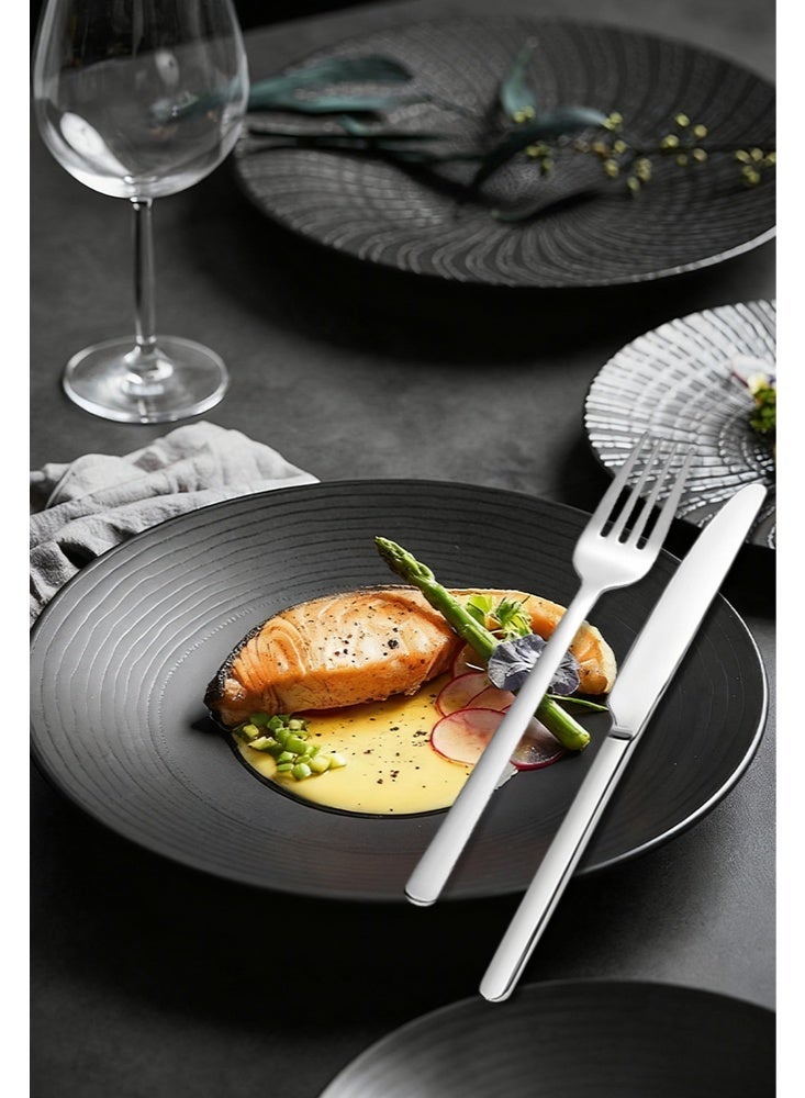 30 Piece Silverware Set Service for 5,Premium Stainless Steel Flatware Set,Mirror Polished Cutlery Utensil Set,Durable Home Kitchen Eating Tableware Set,Include Fork Knife Spoon Set,Dishwasher Safe,silver - Image 3