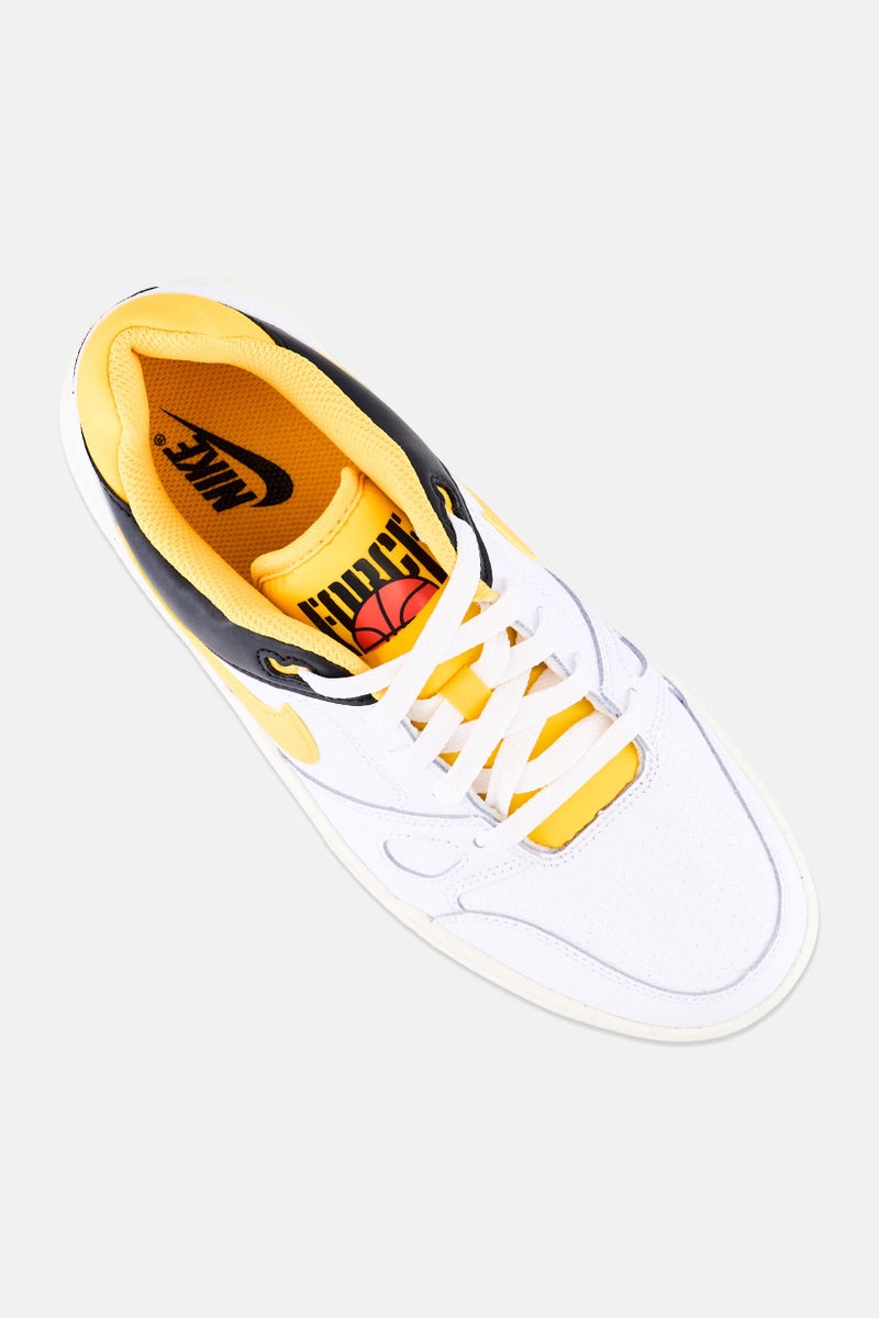 Nike Men Full Force Lo Lace Up Tennis Shoes, White - Image 4