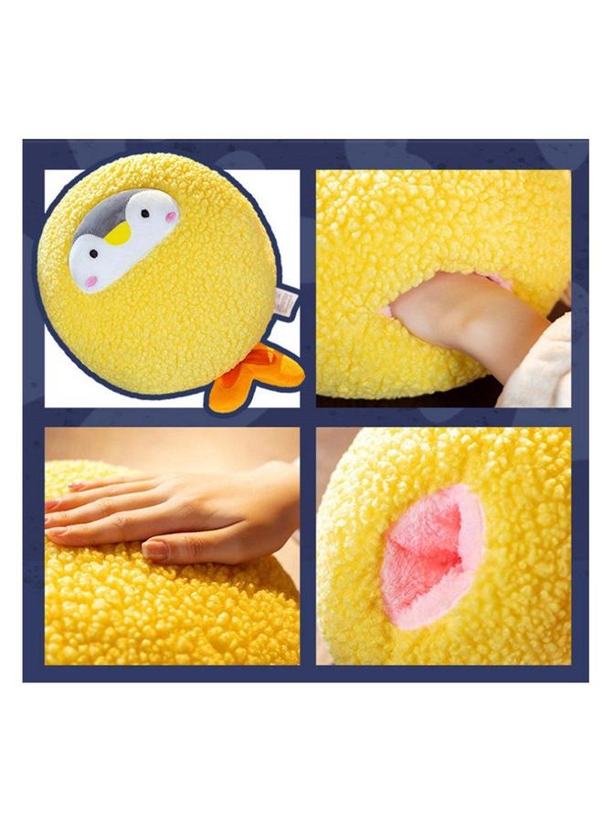 1-Piece Cute Tempura Fried Shrimp Penguin Plush Toy Gray Doll Cartoon Hand Warmer Pillow 35Cm  - Image 2