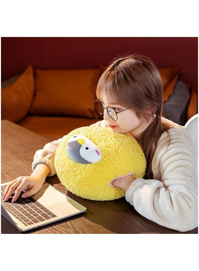 1-Piece Cute Tempura Fried Shrimp Penguin Plush Toy Gray Doll Cartoon Hand Warmer Pillow 35Cm  - Image 5