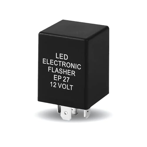 TOBENBONE 5 Pin LED Flasher Relay EP27 LED Flasher Relay Electronic Indicator for Fix Hazard Warn Hyper Blinker Turn Signal Flasher Compatible with Ford Dodge Chevrolet Lincoln Mazda Mercury - Image 1