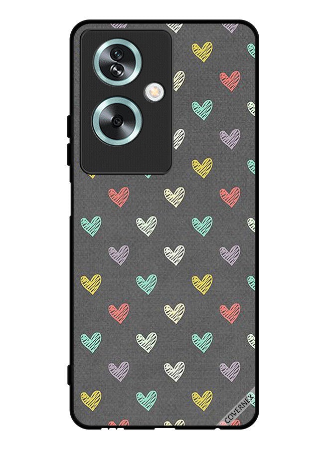 Covernex Protective Case Cover For Oppo A79 Small Hearts Pattern - Image 1