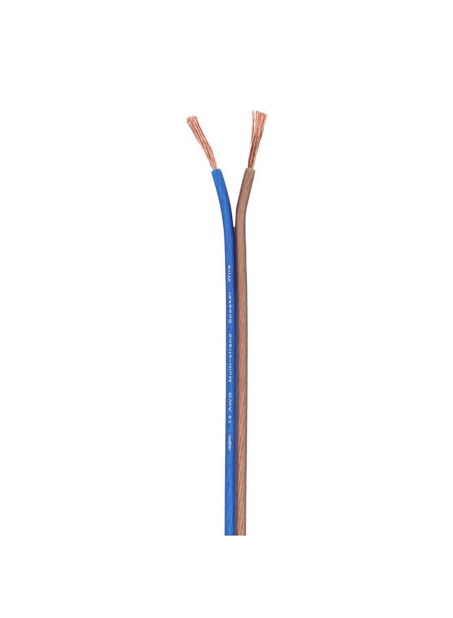 SKAR AUDIO 14 Gauge AWG Audio Speaker Wire - 100 Feet (Blue/Brown) - Image 5