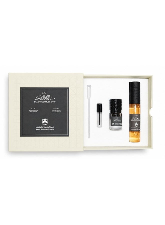 Black Deer Musk Spirit Perfume Oil 3ML + Spray 30ML