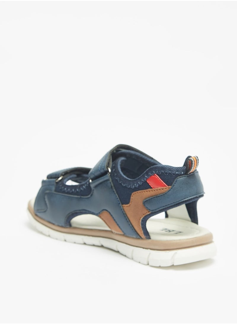 LBL by Shoexpress - Boys Textured Floaters with Hook and Loop Closure - Image 1
