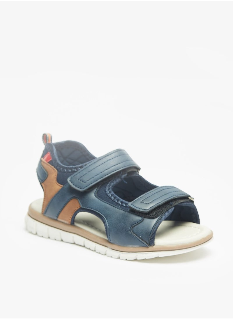 LBL by Shoexpress - Boys Textured Floaters with Hook and Loop Closure - Image 1