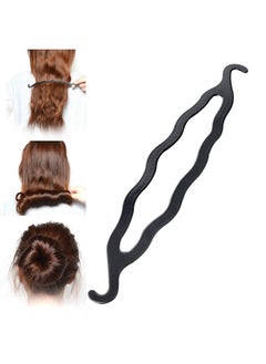 Maahal Maahal™ Pack of 3 Size Donut and 2 Styling Clip Bun Maker Hair Accessories for Women/Girls  - Image 4