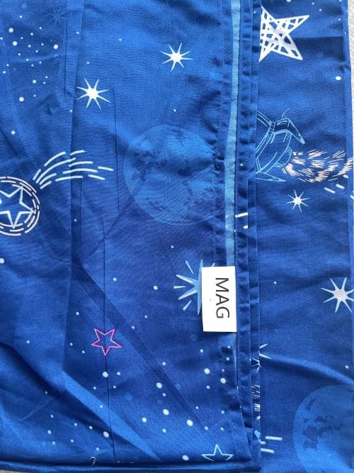 MAG 4 Pcs Bedding Set Space Sheets Galaxy Sheets Planets Stars Rockets Full Sheet Set for Kids Teens and Space-Lovers  Super Soft Microfiber  Full Size - Image 5