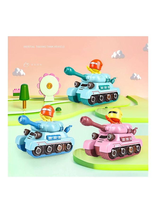 NIBEMINENT Tank Toy With Light & Sound green 14x10cm  - Image 2