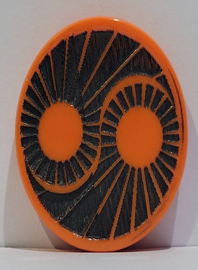 NHD Professional Carrom Striker PROAN810 - Made of Original Pool Ball (Orange) - Image 4