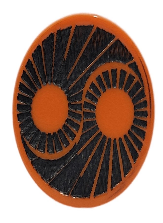 NHD Professional Carrom Striker PROAN810 - Made of Original Pool Ball (Orange) - Image 1