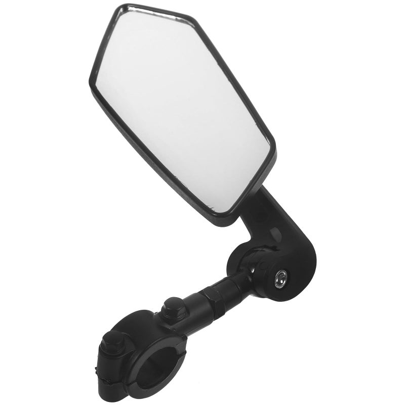 Bicycle Rearview Mirror Handlebar Mount Left Side Safe Riding Black - Image 2