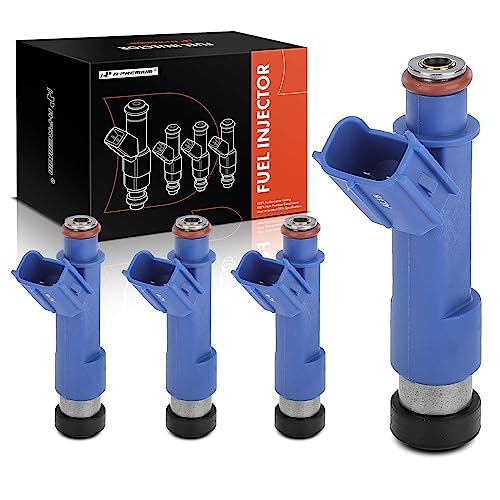 A-Premium حقن وقود A-Premium متوافقة مع تويوتا يارس 2007-2018 L4 1.5L، استبدال# 2320921040 مجموعة 4 قطع - Image 1