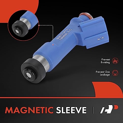 A-Premium حقن وقود A-Premium متوافقة مع تويوتا يارس 2007-2018 L4 1.5L، استبدال# 2320921040 مجموعة 4 قطع - Image 3