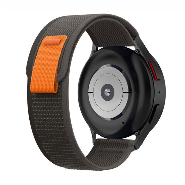 EDNITA 20mm SmartWatch Strap Nylon Trail Loop For Amazfit Bip/Lite/GTS/Mini/GTR 42mm-Black,Navy,Grey-Pack Of 3 - Image 4