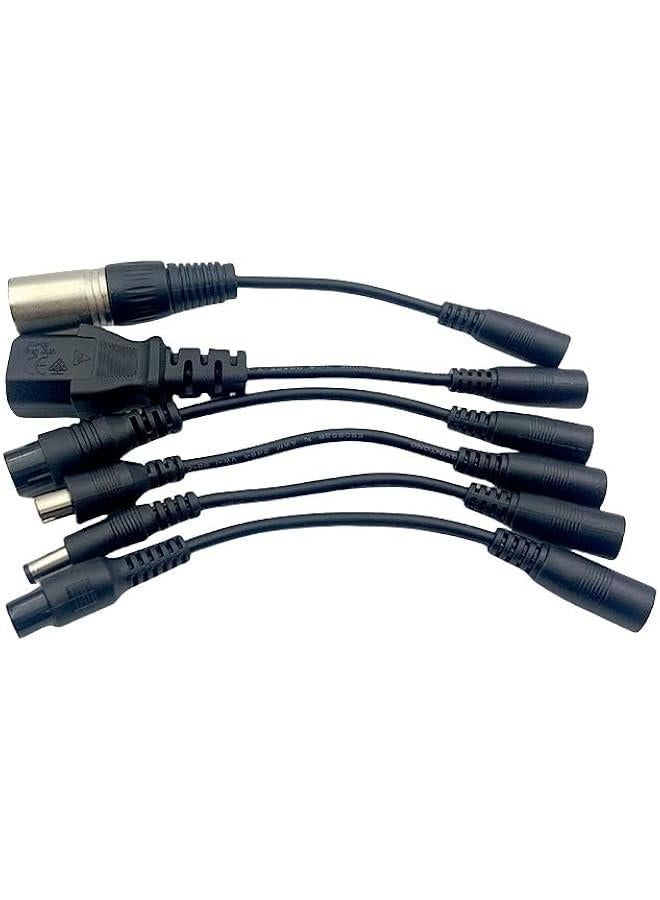 42V 2A Power Adapter Charger, Electric Scooter Charger, Mobility Scooter Charger, Electric Scooter Charger Power Supply Cord for Electric Self-Balancing Hoverboard (6 Connections Supply Cord) - Image 1