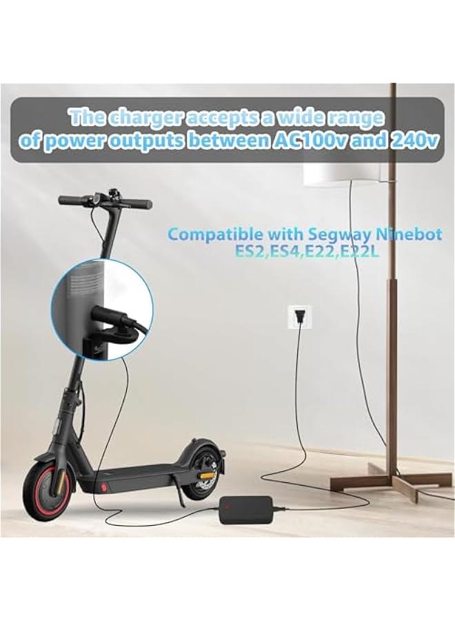 42V 2A Power Adapter Charger, Electric Scooter Charger, Mobility Scooter Charger, Electric Scooter Charger Power Supply Cord for Electric Self-Balancing Hoverboard (6 Connections Supply Cord) - Image 4