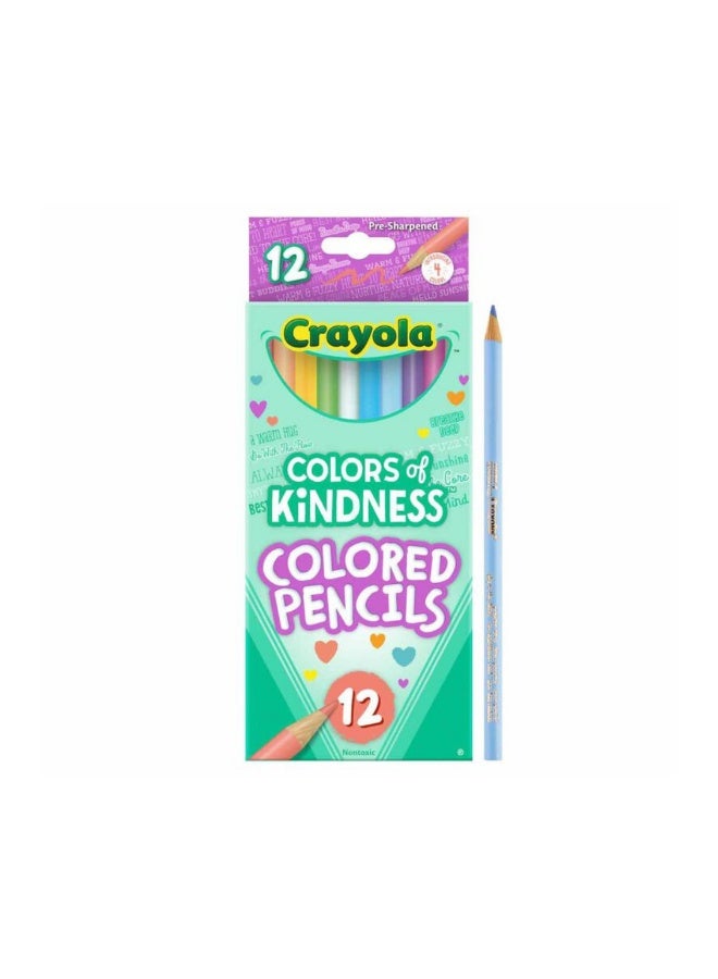 Crayola - Colors of Kindness | Colored Pencils - 12 Ct - Image 2