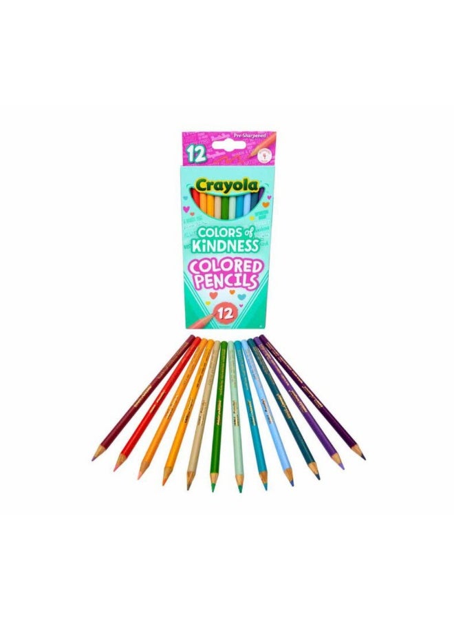 Crayola - Colors of Kindness | Colored Pencils - 12 Ct - Image 1