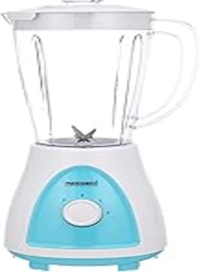 Mediatech blender, 2 grinders, sharp stainless steel blades, assorted colors, 1.5l 400 watts, mt-b16