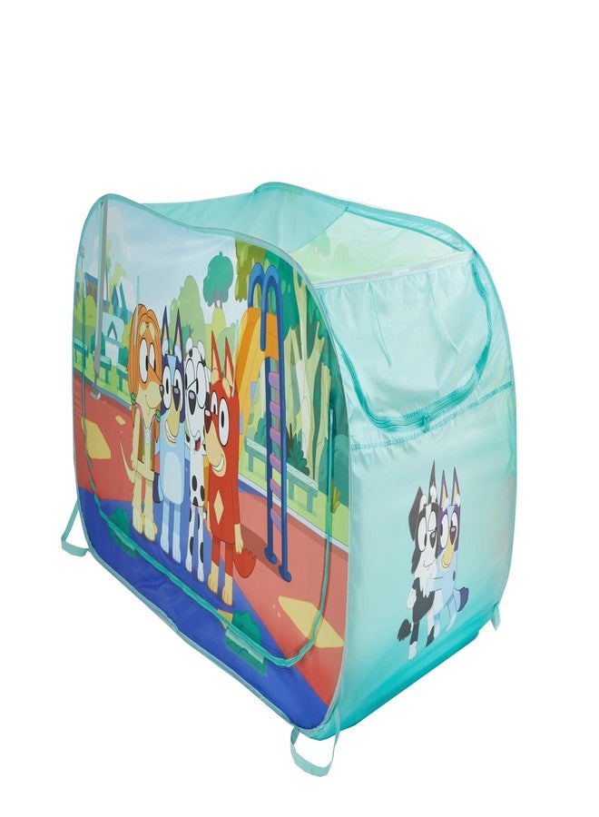Idea Nuova Bluey 2 in 1 Kids Pop Up Play Tent and Twin Bed Tent for Pretend and Imaginative Play - Image 1