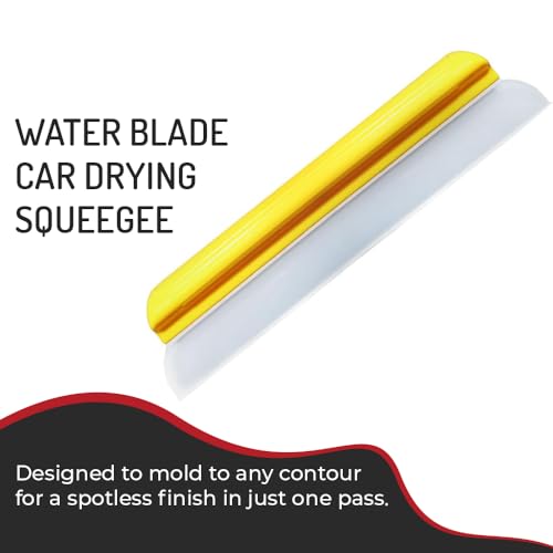 HI-TECH 14” Silicone Water Blade Car Drying Squeegee – Streak-Free, Fast-Drying, Scratch-Free Car Wash Tool - Image 2