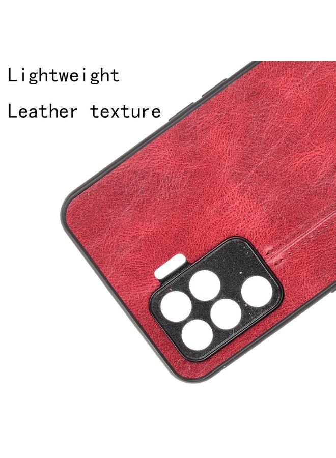 S-TOP Case For OPPO A94 4G/F19 Pro 4G/Reno 5F Shockproof Sewing Cow Pattern Skin PC + PU + TPU Case - Image 4