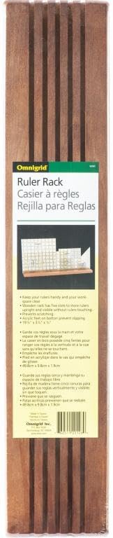 Omnigrid Omnigrid Wooden Ruler Rack RegularBrown  - Image 4