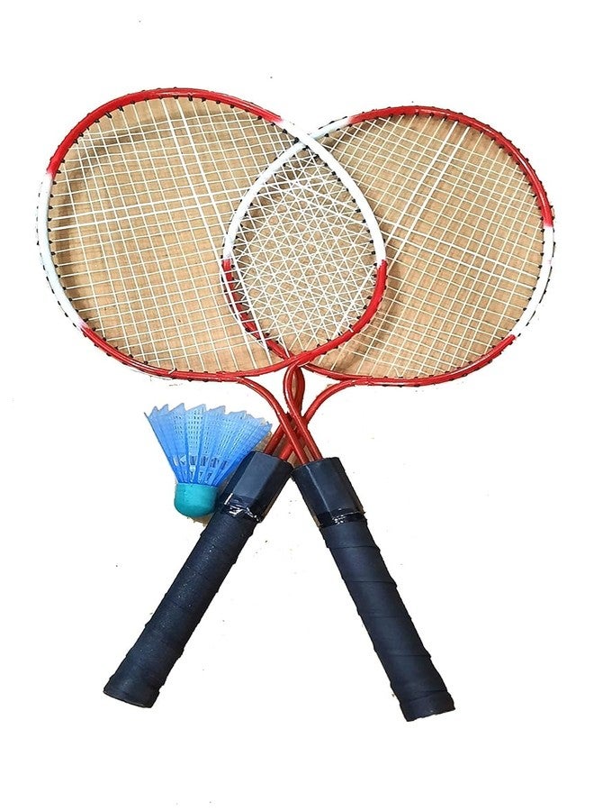 Aywal Double Rod Badminton Racket Pair for Kids 4 to 6 Years. Color May Vary - Image 2