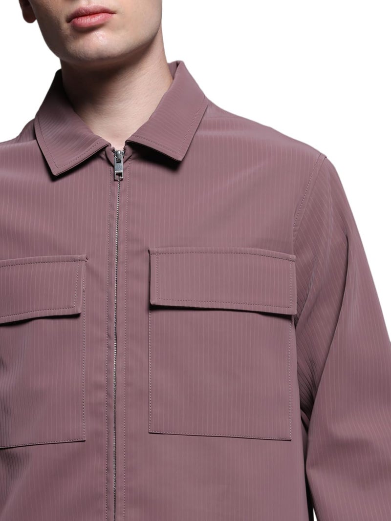 Jack & Jones Men's Regular Fit Purple Jacket - Image 5