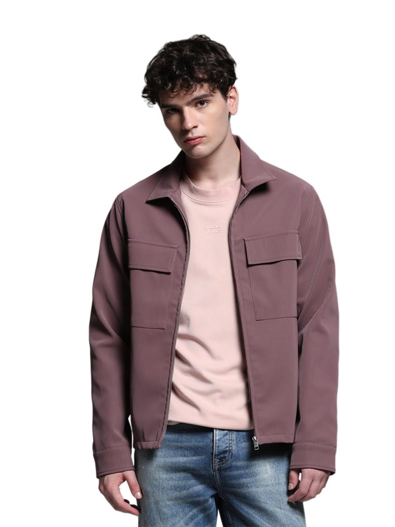 Jack & Jones Men's Regular Fit Purple Jacket - Image 2