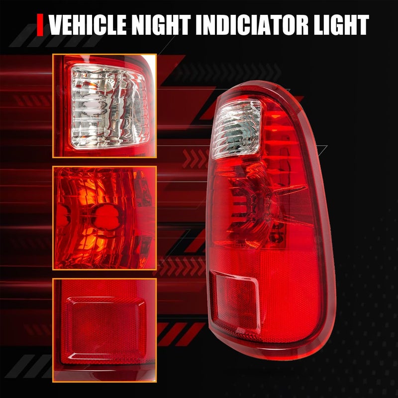 RANSOTO Tail Light for Ford F-250 F-350 Super Duty 2008-2016 Right Passenger Side - Image 3