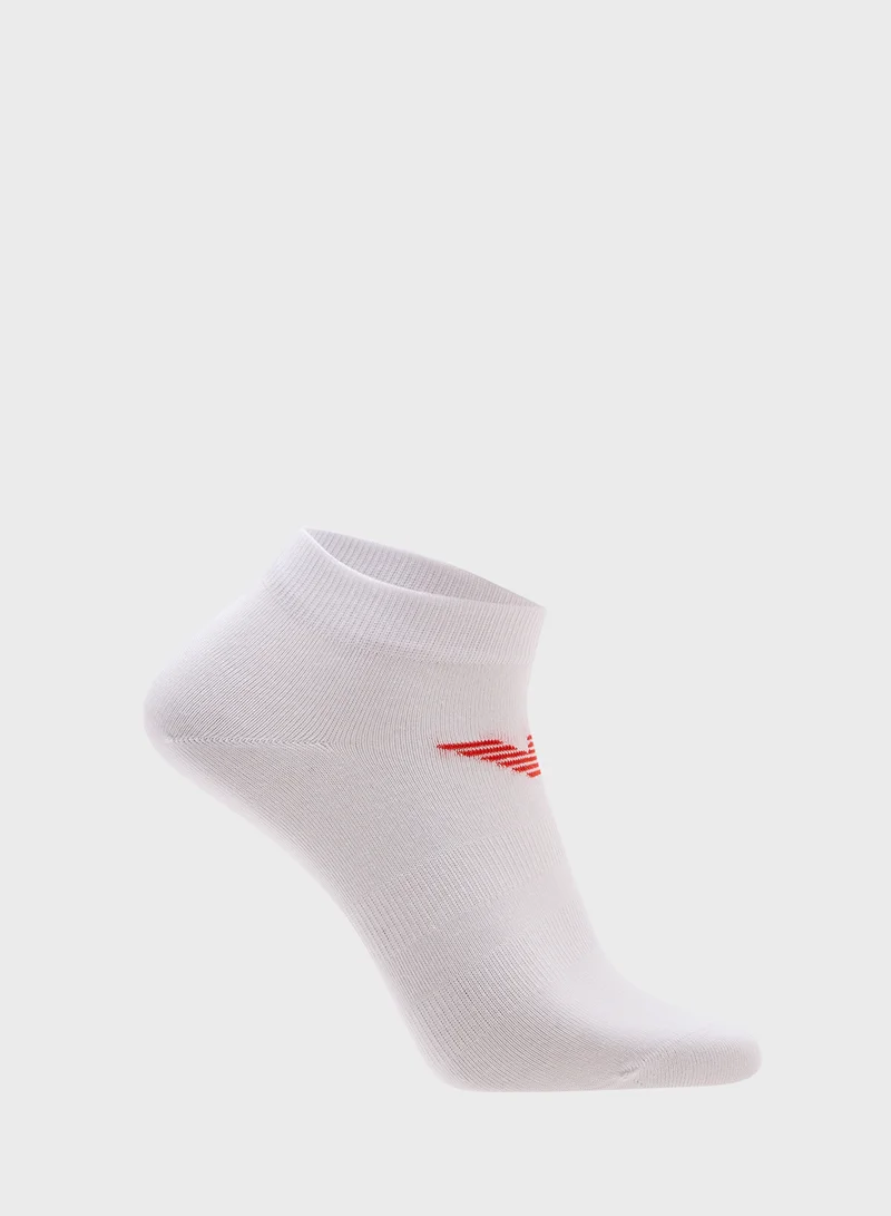 EMPORIO ARMANI 3 Pack Logo Ankle Socks