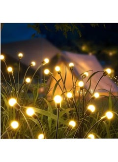 ARNOTEC Solar Garden Firefly Lights | 8 LED Solar Powered Firefly with Highly Flexible Copper Wires | Solar Outdoor Decor Light for Garden, Pathway, Yard and Patio  - Image 1
