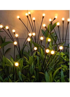 ARNOTEC Solar Garden Firefly Lights | 8 LED Solar Powered Firefly with Highly Flexible Copper Wires | Solar Outdoor Decor Light for Garden, Pathway, Yard and Patio  - Image 2
