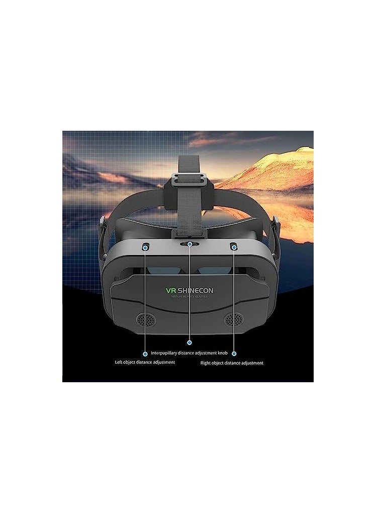 VR SHINECON VR Headset 3D Glasses 3D Virtual Reality Glasses for Smartphone Virtual Reality VR Headset 3D Glasses Headset - Image 5