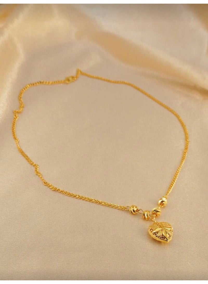 GOLDMAX 21k Gold Plated Necklace For Women With Gift Box - Image 4