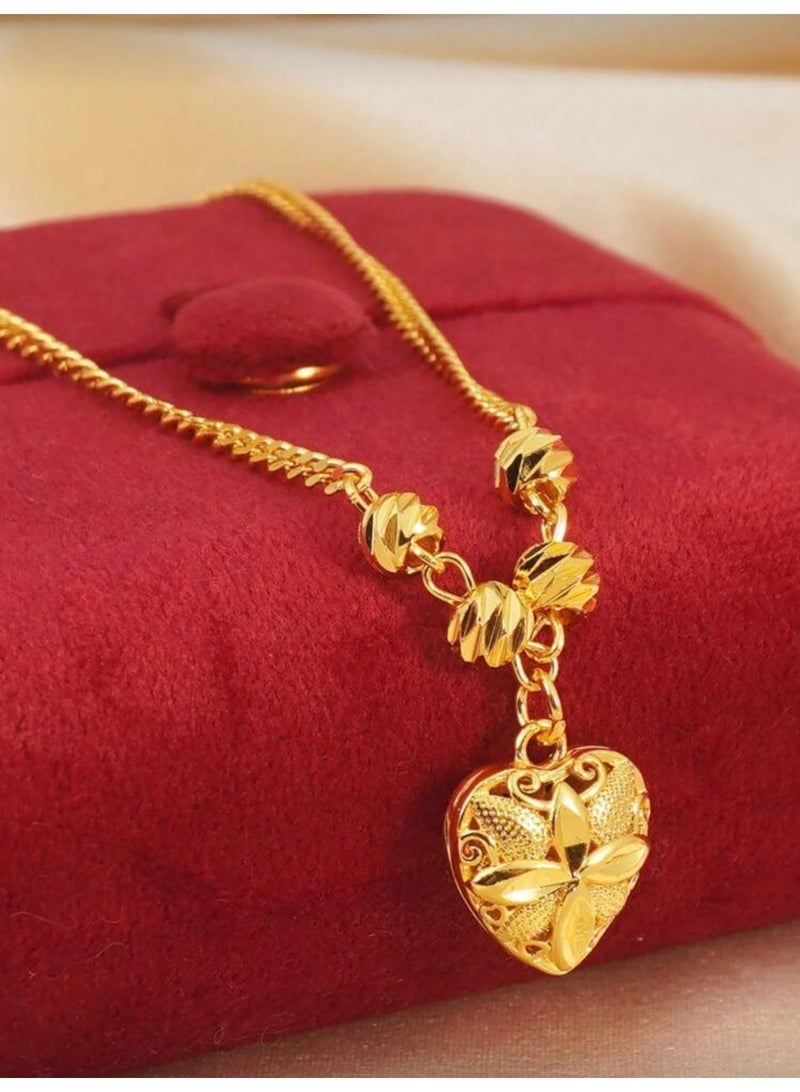 GOLDMAX 21k Gold Plated Necklace For Women With Gift Box - Image 1
