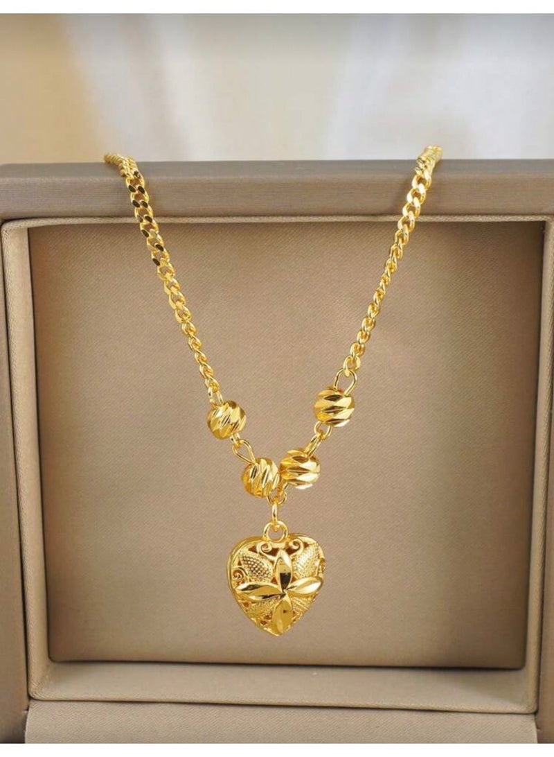 GOLDMAX 21k Gold Plated Necklace For Women With Gift Box - Image 3