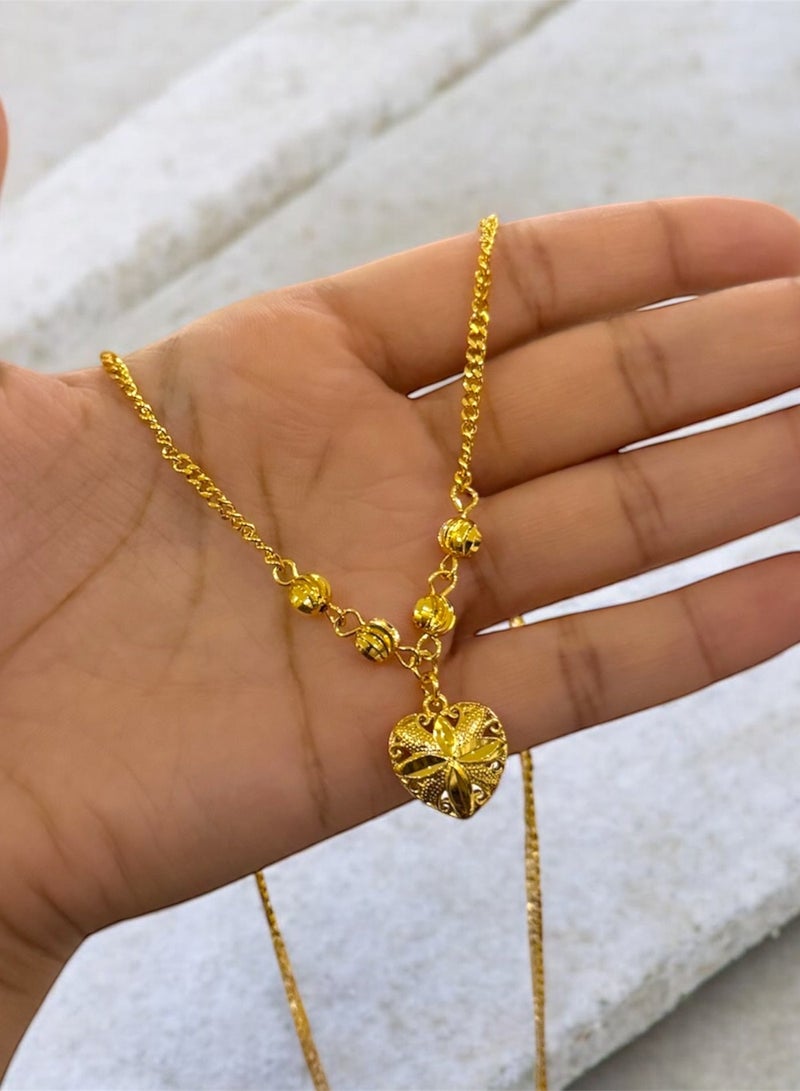 GOLDMAX 21k Gold Plated Necklace For Women With Gift Box - Image 2