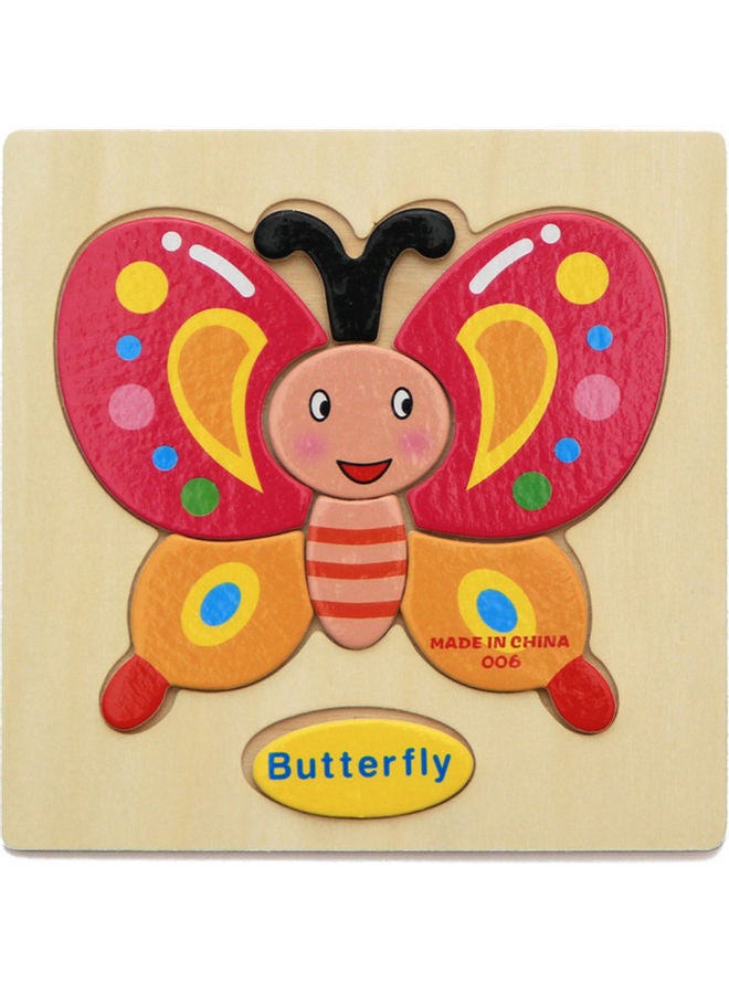 نيبمينينت أحجية تركيب قطع خشبية ثلاثية الأبعاد بتصميم فراشة