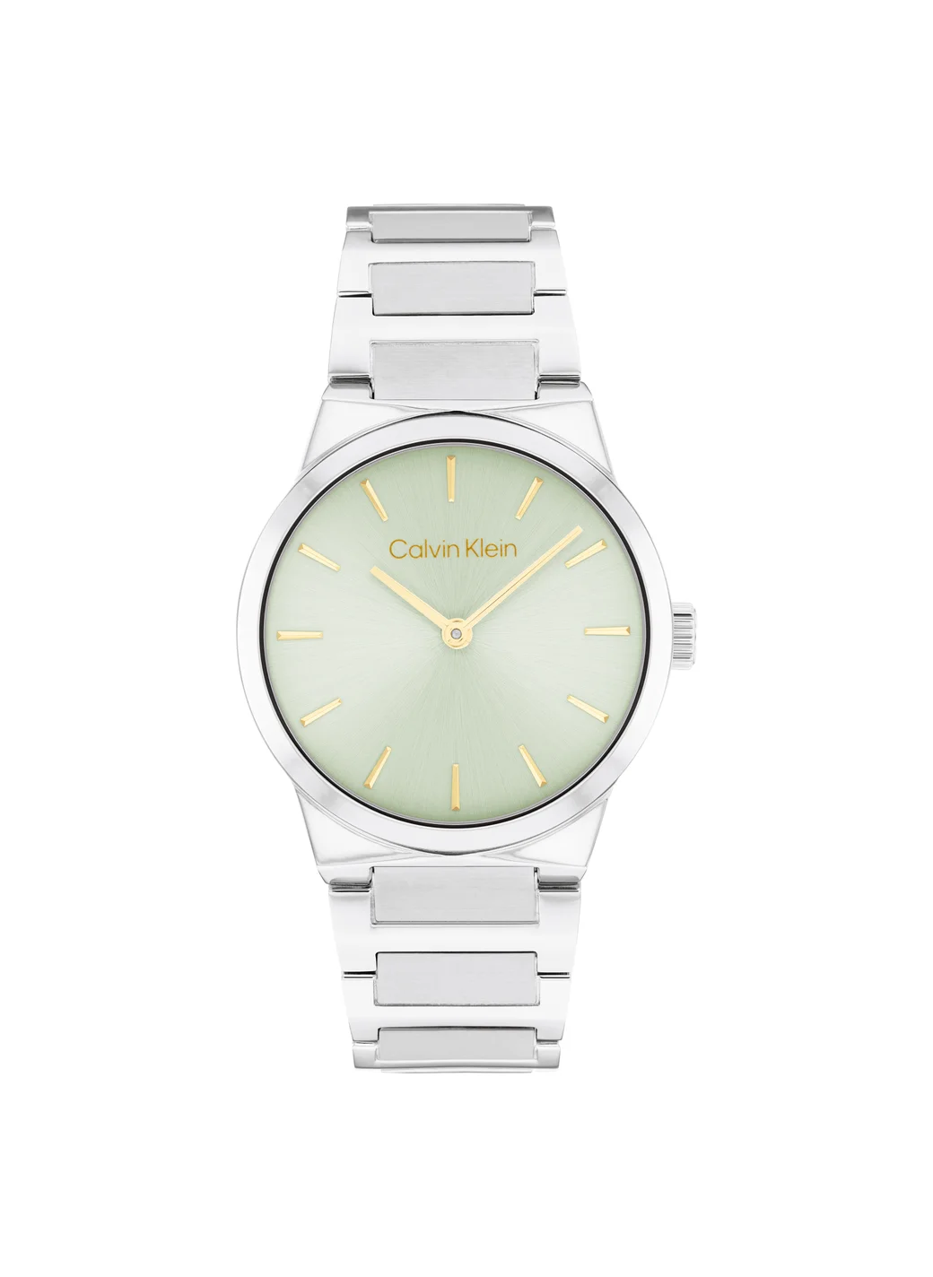 CALVIN KLEIN Linear Elegance Steel Strap Analog Watch