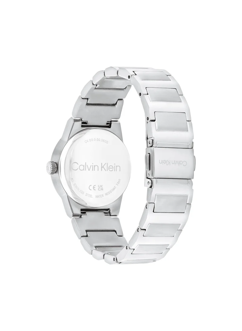 CALVIN KLEIN Linear Elegance Steel Strap Analog Watch