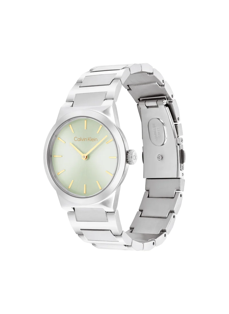 كالفن كلاين Linear Elegance Steel Strap Analog Watch