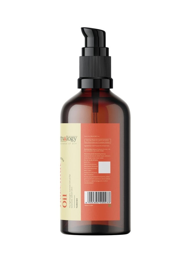Tattvalogy Hazelnut Carrier Oil | Cold Pressed Hazelnuts | For Hair & Skin | Treats Dry Skin, Soothes Dry Scalp & Conditions Hair | Rich Essential Nutrients & Vitamins (50ml) - Image 3