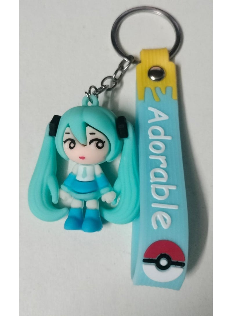 Generic Random Silicone Cartoon Keychain - Durable Quality and Bright Colors Cute Key Holder for Keys & Bags Random selection. - Image 4
