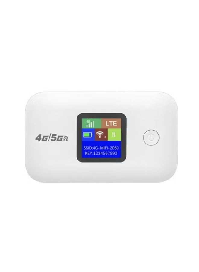 فلوينغ Portable Wireless Modem, Wireless Wi-Fi router Range Extender, 150Mbps 2100mAh Mobile Pocket WiFi Router with SIM Card Slot 4G/5G Wireless Router - Image 1